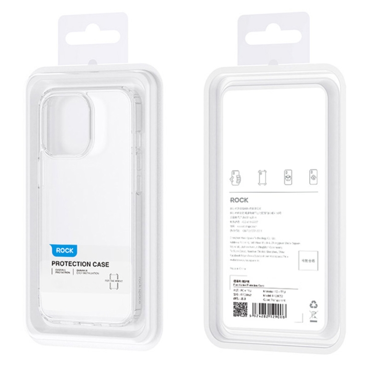 For iPhone 14 Pro ROCK Pure Series Phone Case(Transparent) For iPhone 14 Pro ROCK Pure Series Phone Case(Transparent)