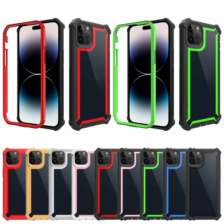 For iPhone 14 Pro Shockproof Space Phone Case(Black Green) For iPhone 14 Pro Shockproof Space Phone Case(Black Green)