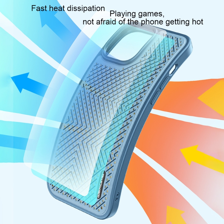 For iPhone 14 Plus WEKOME Graphene Heat Dissipation Phone Case (Black) For iPhone 14 Plus WEKOME Graphene Heat Dissipation Phone Case (Black)