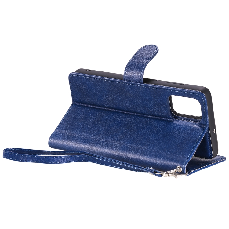 For Galaxy A71 2 in 1 Solid Color Detachable PU Leather Case with Card Slots & Magnetic Holder & Photo Frame & Wallet & Strap(Blue) For Galaxy A71 2 in 1 Solid Color Detachable PU Leather Case with Card Slots & Magnetic Holder & Photo Frame & Wallet & Strap(Blue)