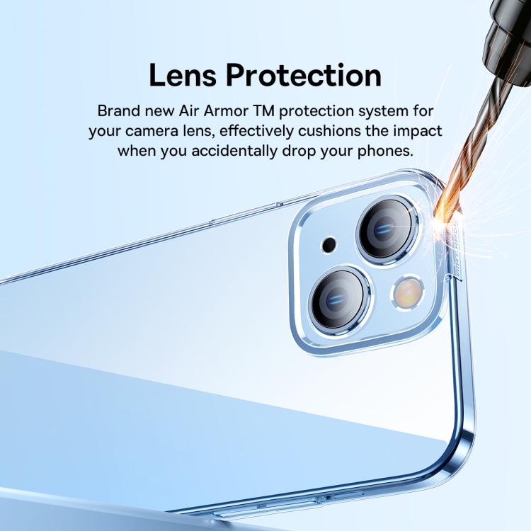 For iPhone 14 Plus Baseus Crystal Series Ultra-Thin Phone Case For iPhone 14 Plus Baseus Crystal Series Ultra-Thin Phone Case