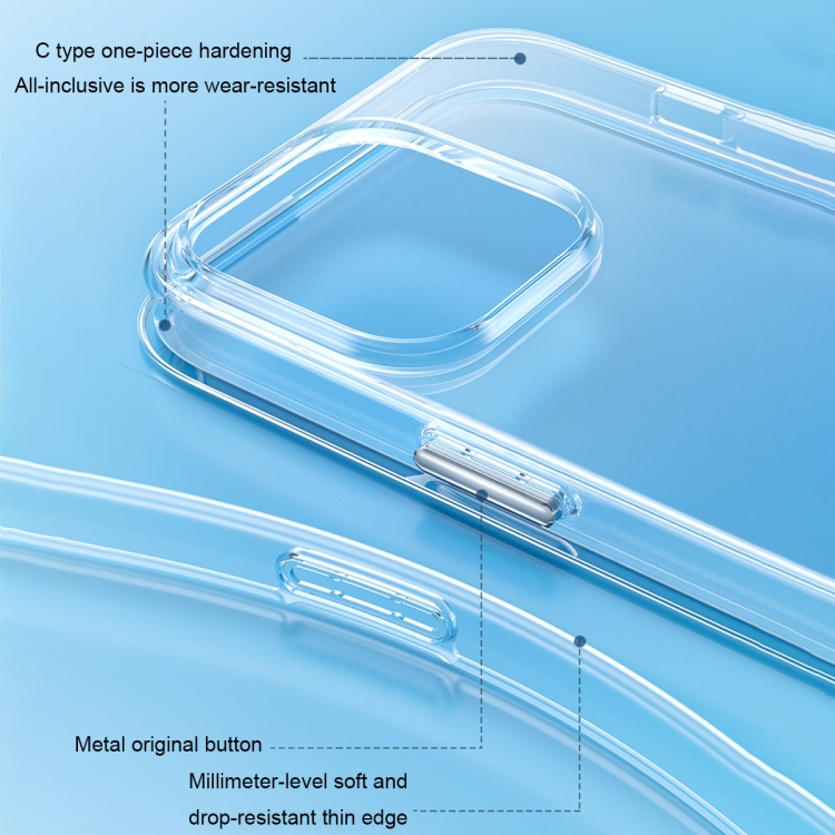 For iPhone 13 Pro Max WEKOME Top Clear Phone Case (Transparent) For iPhone 13 Pro Max WEKOME Top Clear Phone Case (Transparent)