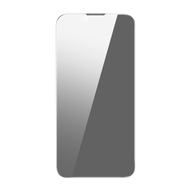 For iPhone 14 / 13 / 13 Pro 2pcs Baseus 0.3mm SuperCeramic Peep-proof Tempered Glass Film