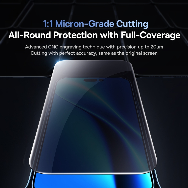For iPhone 14 / 13 / 13 Pro 2pcs Baseus 0.3mm Full-glass Anti-peeping Tempered Glass Film For iPhone 14 / 13 / 13 Pro 2pcs Baseus 0.3mm Full-glass Anti-peeping Tempered Glass Film