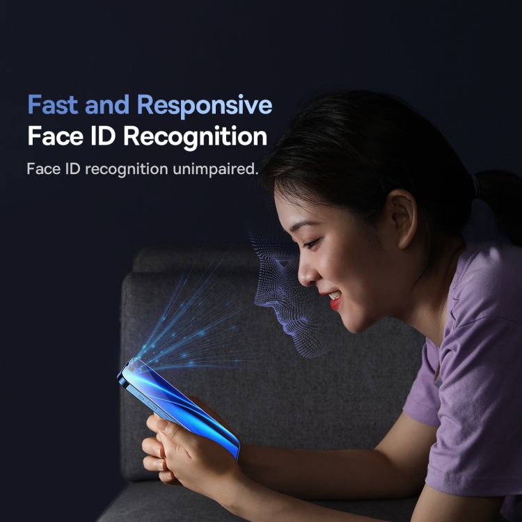 For iPhone 14 / 13 / 13 Pro 2pcs Baseus 0.3mm Full-glass Anti-peeping Tempered Glass Film For iPhone 14 / 13 / 13 Pro 2pcs Baseus 0.3mm Full-glass Anti-peeping Tempered Glass Film