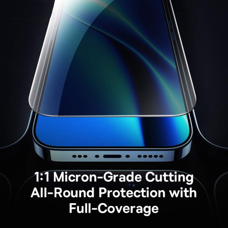 For iPhone 14 Plus / 13 Pro Max Baseus 2pcs 0.3mm Crystal Peep-proof Explosion-proof Tempered Glass Film For iPhone 14 Plus / 13 Pro Max Baseus 2pcs 0.3mm Crystal Peep-proof Explosion-proof Tempered Glass Film