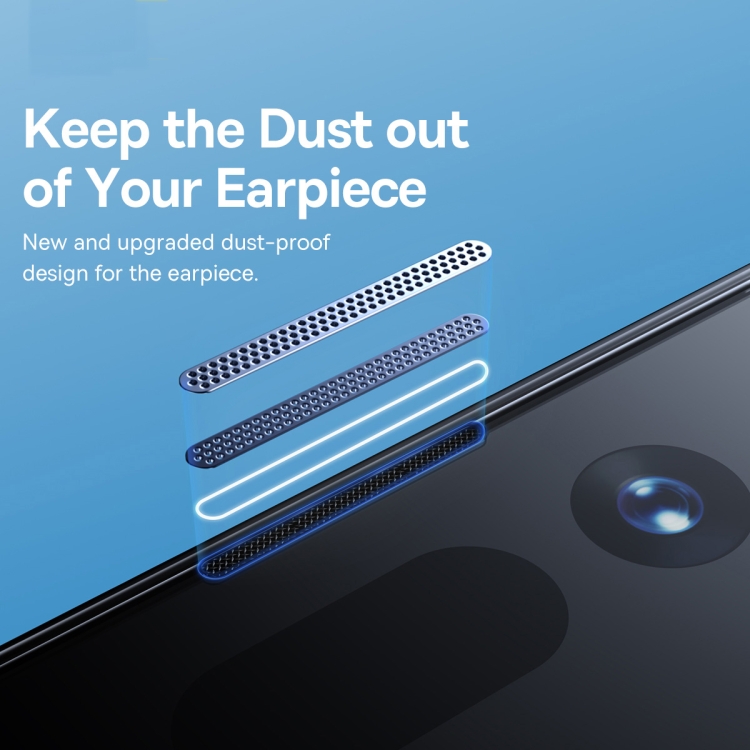 For iPhone 14 Pro 2pcs Baseus 0.3mm Crystal Explosion-proof Tempered Glass Film For iPhone 14 Pro 2pcs Baseus 0.3mm Crystal Explosion-proof Tempered Glass Film
