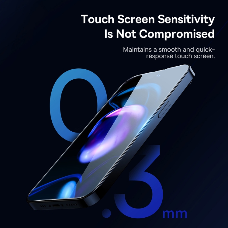 For iPhone 14 / 13 / 13 Pro 2pcs Baseus 0.3mm Full Glass Tempered Film For iPhone 14 / 13 / 13 Pro 2pcs Baseus 0.3mm Full Glass Tempered Film