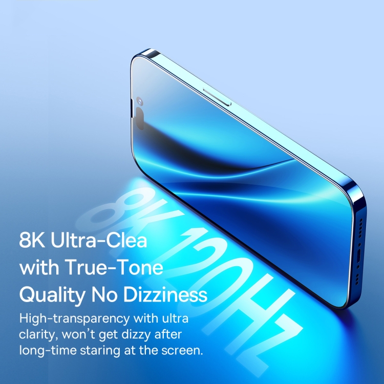 For iPhone 14 / 13 / 13 Pro Baseus 2pcs 0.3mm Crystal Peep-proof Tempered Glass Film For iPhone 14 / 13 / 13 Pro Baseus 2pcs 0.3mm Crystal Peep-proof Tempered Glass Film