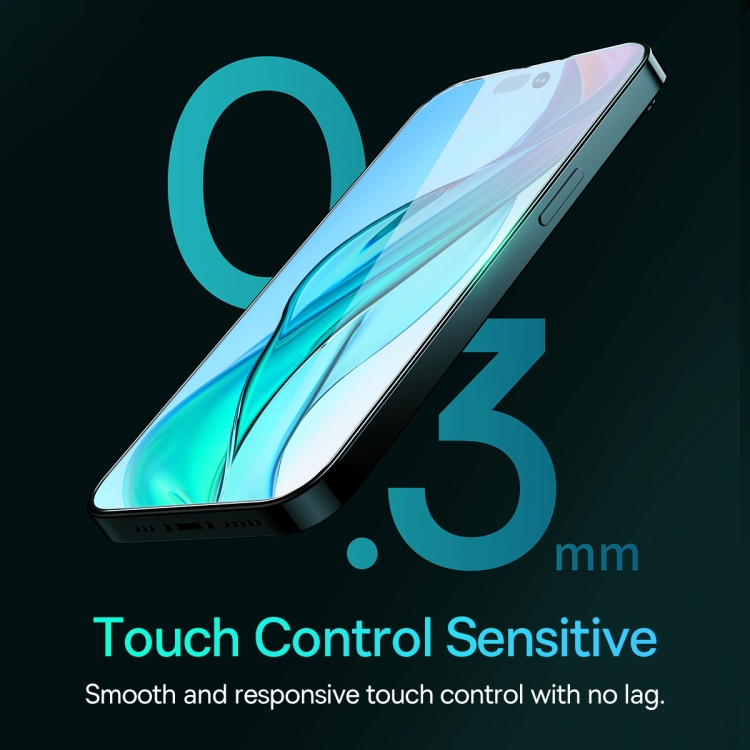 For iPhone 14 Pro 2pcs Baseus 0.3mm Full-glass Crystal Explosion-proof Tempered Glass Film For iPhone 14 Pro 2pcs Baseus 0.3mm Full-glass Crystal Explosion-proof Tempered Glass Film