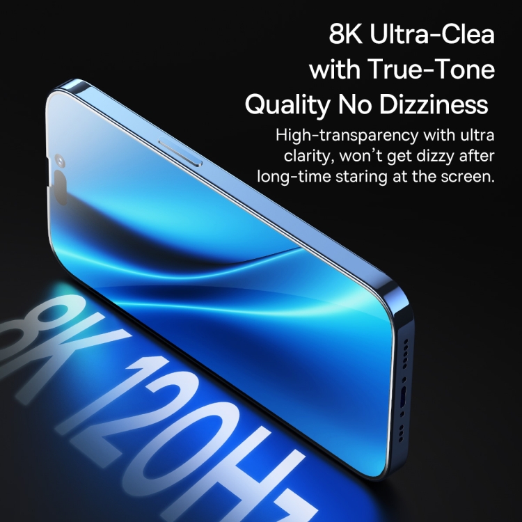 For iPhone 14 Pro 2pcs Baseus 0.3mm Anti-peeping Tempered Glass Film For iPhone 14 Pro 2pcs Baseus 0.3mm Anti-peeping Tempered Glass Film