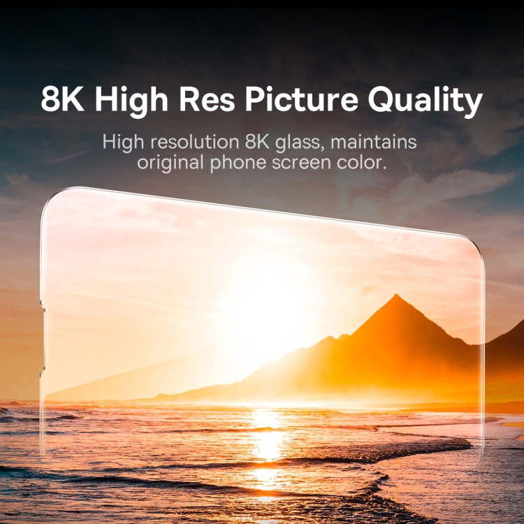 For iPhone 14 / 13 / 13 Pro 2pcs Baseus 0.3mm Crystal Tempered Glass Film For iPhone 14 / 13 / 13 Pro 2pcs Baseus 0.3mm Crystal Tempered Glass Film