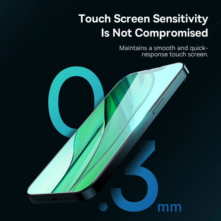 For iPhone 14 / 13 / 13 Pro 2pcs Baseus 0.3mm Crystal Tempered Glass Film For iPhone 14 / 13 / 13 Pro 2pcs Baseus 0.3mm Crystal Tempered Glass Film
