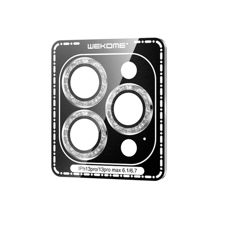 For iPhone 13 Pro / 13 Pro Max WEKOME Gorillas Metal Lens Protector Film(Diamond Silver) For iPhone 13 Pro / 13 Pro Max WEKOME Gorillas Metal Lens Protector Film(Diamond Silver)