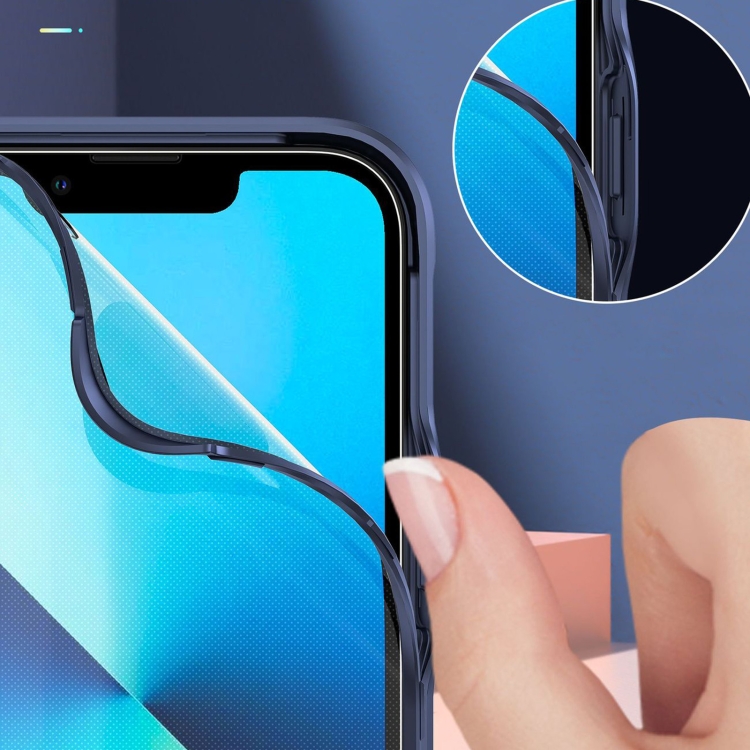 For iPhone 11 Pro 360 Full Body Sliding Camshield Phone Case (Baby Blue Pink)