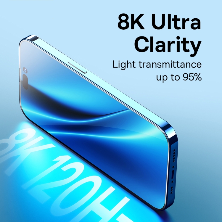For iPhone 14 Pro 2pcs Baseus 0.4mm Corning Anti Blue-ray Tempered Glass Film For iPhone 14 Pro 2pcs Baseus 0.4mm Corning Anti Blue-ray Tempered Glass Film