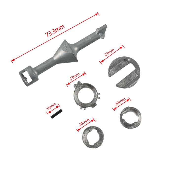 A7587 7-in-1-Autotürschloss-Reparaturwerkzeugsatz 51217161429 für 