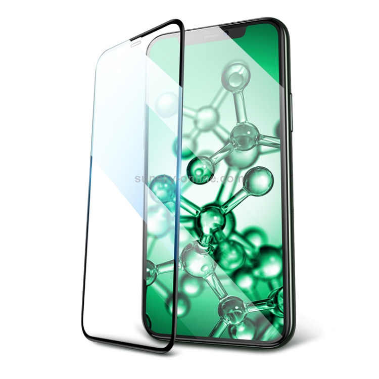 For iPhone 11 USAMS US-BH586 0.33mm 9H HD Anti-bacteria Full Screen Tempered Glass Film For iPhone 11 USAMS US-BH586 0.33mm 9H HD Anti-bacteria Full Screen Tempered Glass Film