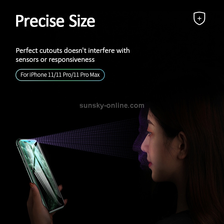 For iPhone 11 USAMS US-BH586 0.33mm 9H HD Anti-bacteria Full Screen Tempered Glass Film For iPhone 11 USAMS US-BH586 0.33mm 9H HD Anti-bacteria Full Screen Tempered Glass Film