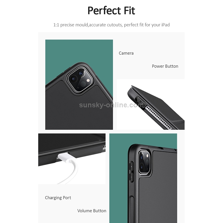 For iPad Pro 12.9 (2020) USAMS US-BH589 Winto Series PU + TPU Horizontal Flip Leather Tablet Case with Holder & Sleep / Wake-up Function & Pen Slot(Black) For iPad Pro 12.9 (2020) USAMS US-BH589 Winto Series PU + TPU Horizontal Flip Leather Tablet Case with Holder & Sleep / Wake-up Function & Pen Slot(Black)