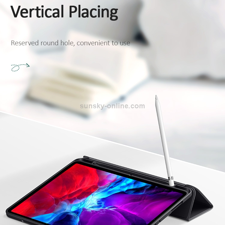 For iPad Pro 12.9 (2020) USAMS US-BH589 Winto Series PU + TPU Horizontal Flip Leather Tablet Case with Holder & Sleep / Wake-up Function & Pen Slot(Black) For iPad Pro 12.9 (2020) USAMS US-BH589 Winto Series PU + TPU Horizontal Flip Leather Tablet Case with Holder & Sleep / Wake-up Function & Pen Slot(Black)