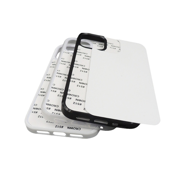 For iPhone 14 Pro 10pcs 2D Blank Sublimation Phone Case(Black) For iPhone 14 Pro 10pcs 2D Blank Sublimation Phone Case(Black)