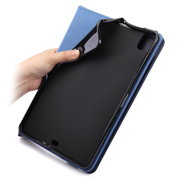 For iPad Pro 11 2021 / 2020 Envelope Horizontal Flip PU Leather Tablet Case with Card Slots & Pen Slots & Holder & Wallet & Photo Frame & Shoulder Strap(Blue) For iPad Pro 11 2021 / 2020 Envelope Horizontal Flip PU Leather Tablet Case with Card Slots & Pen Slots & Holder & Wallet & Photo Frame & Shoulder Strap(Blue)