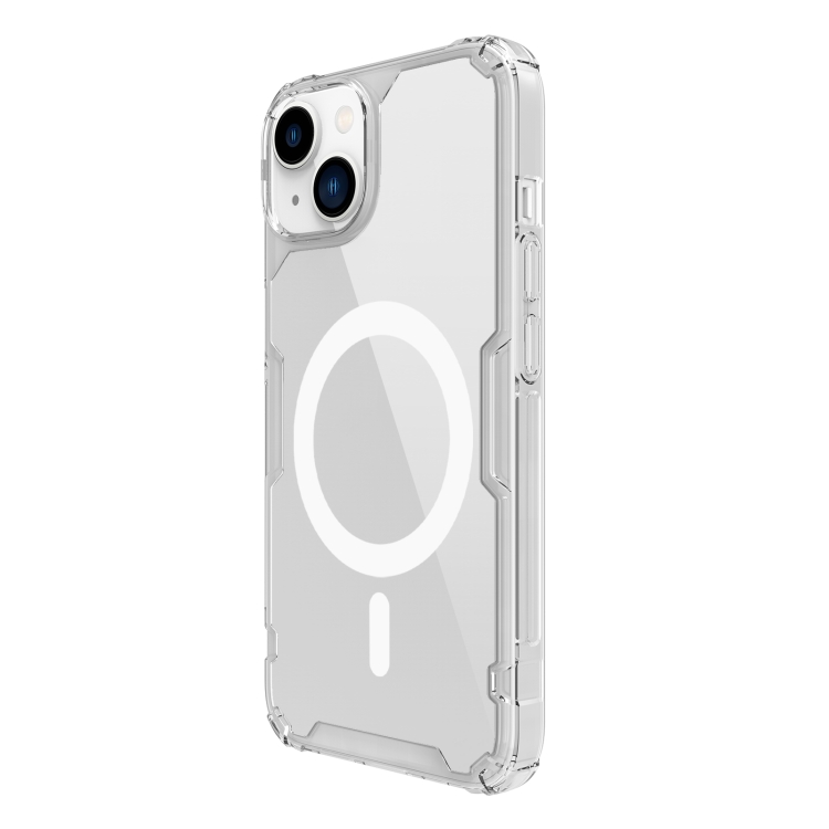 For iPhone 14 NILLKIN Ultra Clear Magsafe PC + TPU Phone Case (Transparent)
