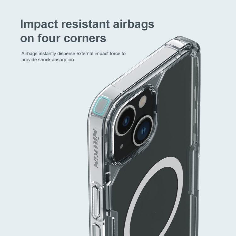 For iPhone 14 Plus NILLKIN Ultra Clear Magsafe PC + TPU Phone Case (Transparent) For iPhone 14 Plus NILLKIN Ultra Clear Magsafe PC + TPU Phone Case (Transparent)
