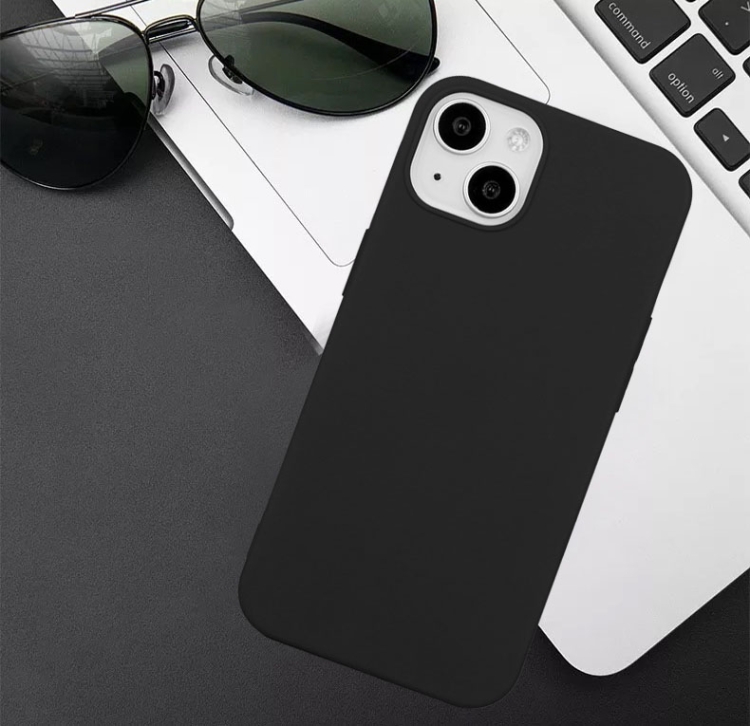 For iPhone 14 Shockproof Frosted TPU Protective Case(Black) For iPhone 14 Shockproof Frosted TPU Protective Case(Black)