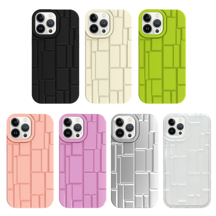 For iPhone 13 Pro Max 3D Ice Cubes Liquid Silicone Phone Case(Beige) For iPhone 13 Pro Max 3D Ice Cubes Liquid Silicone Phone Case(Beige)