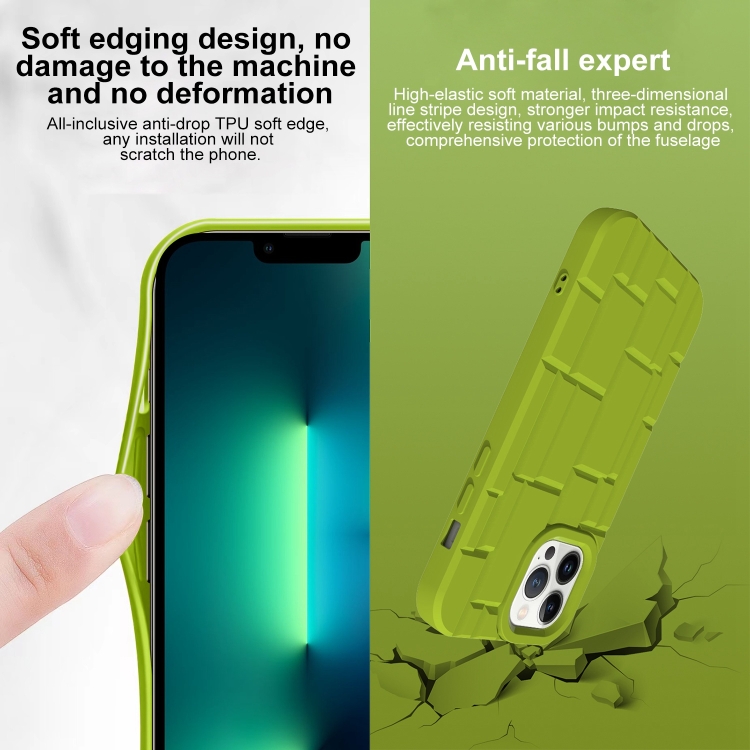 For iPhone 13 Pro Max 3D Ice Cubes Liquid Silicone Phone Case(Beige) For iPhone 13 Pro Max 3D Ice Cubes Liquid Silicone Phone Case(Beige)