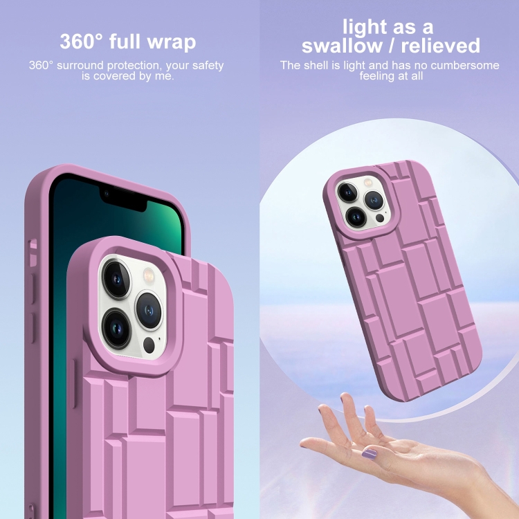 For iPhone 13 Pro Max 3D Ice Cubes Liquid Silicone Phone Case(Beige) For iPhone 13 Pro Max 3D Ice Cubes Liquid Silicone Phone Case(Beige)