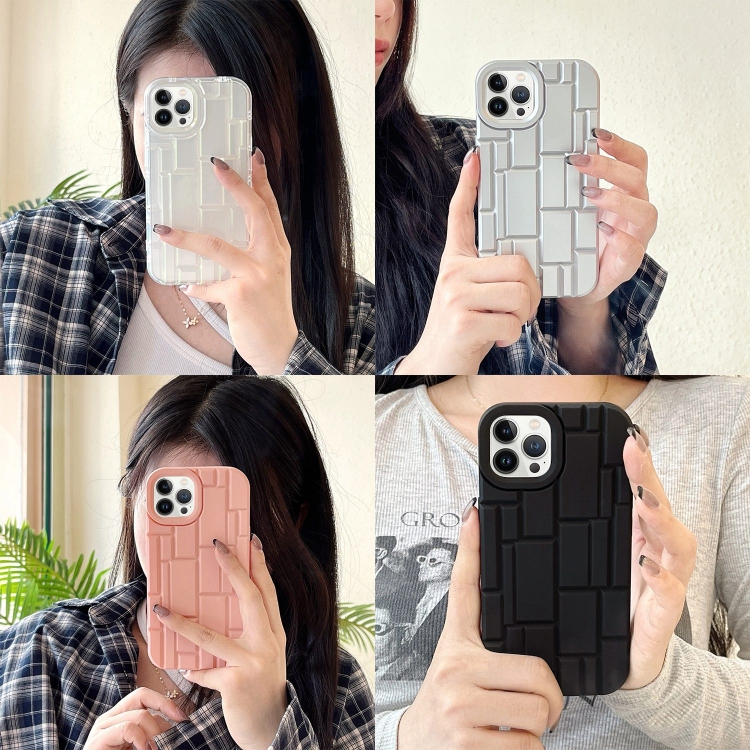 For iPhone 13 Pro Max 3D Ice Cubes Liquid Silicone Phone Case(Beige) For iPhone 13 Pro Max 3D Ice Cubes Liquid Silicone Phone Case(Beige)