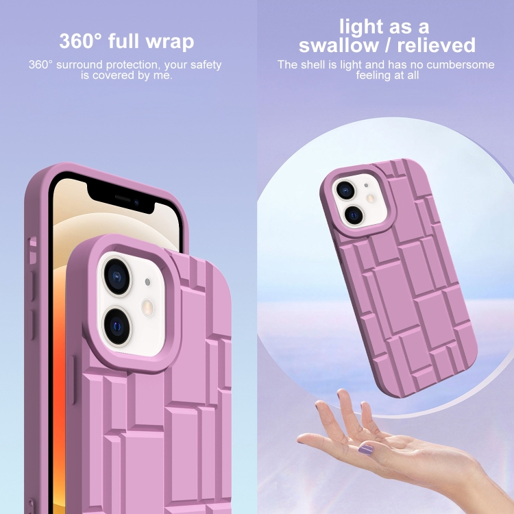 For iPhone 12 / 12 Pro 3D Ice Cubes Liquid Silicone Phone Case(Black) For iPhone 12 / 12 Pro 3D Ice Cubes Liquid Silicone Phone Case(Black)