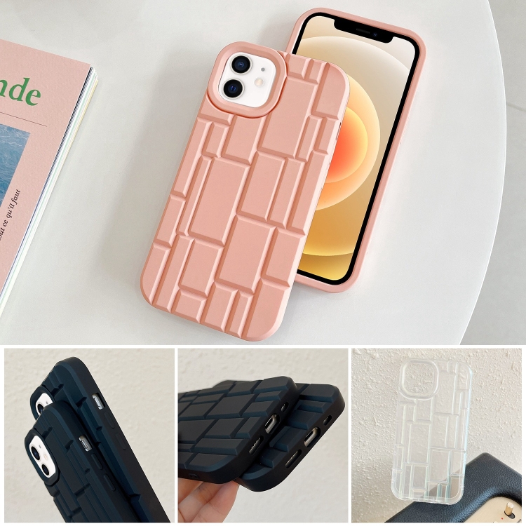 For iPhone 12 / 12 Pro 3D Ice Cubes Liquid Silicone Phone Case(Black) For iPhone 12 / 12 Pro 3D Ice Cubes Liquid Silicone Phone Case(Black)