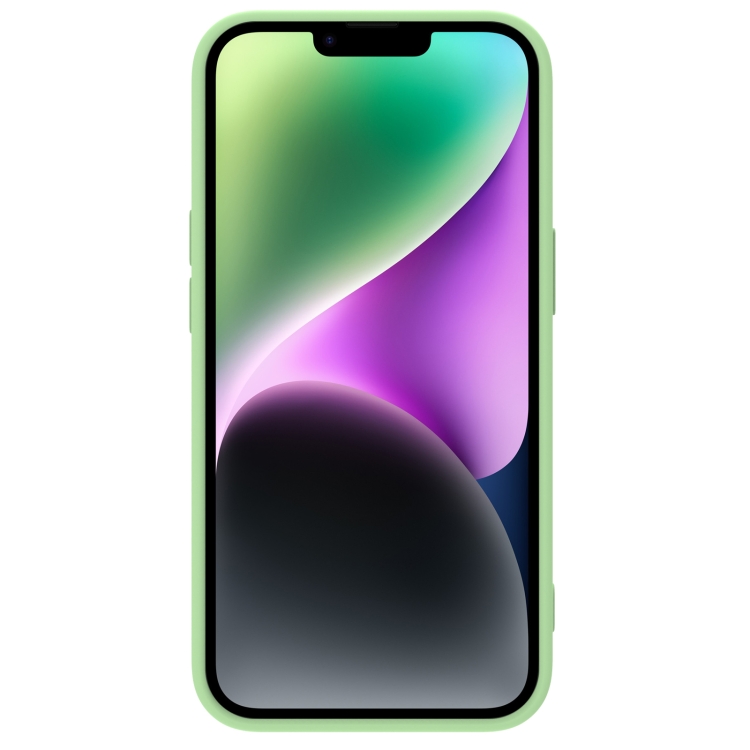 For iPhone 14 Plus  NILLKIN CamShield MagSafe Liquid Silicone Phone Case(Green)