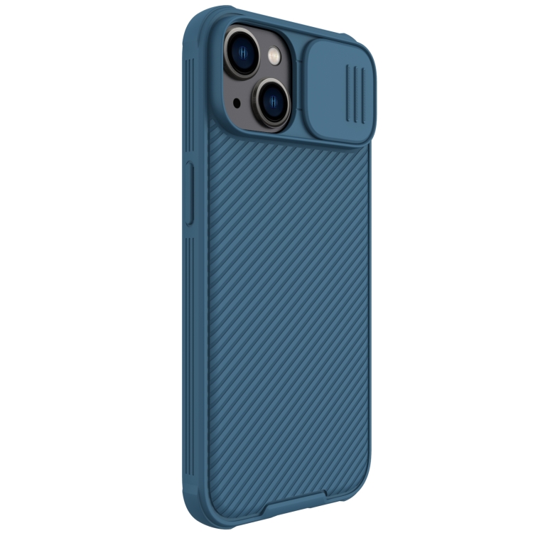 For iPhone 14 NILLKIN CamShield Pro Magnetic Magsafe Case(Blue) For iPhone 14 NILLKIN CamShield Pro Magnetic Magsafe Case(Blue)