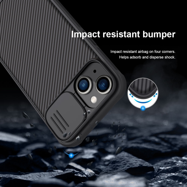 For iPhone 14 Plus NILLKIN CamShield Pro Protective Phone Case(Black) For iPhone 14 Plus NILLKIN CamShield Pro Protective Phone Case(Black)