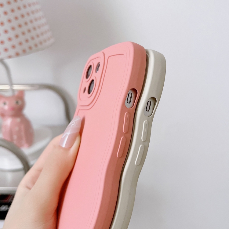 For iPhone 14 Wave Edge Silicone Phone Case(Black) For iPhone 14 Wave Edge Silicone Phone Case(Black)