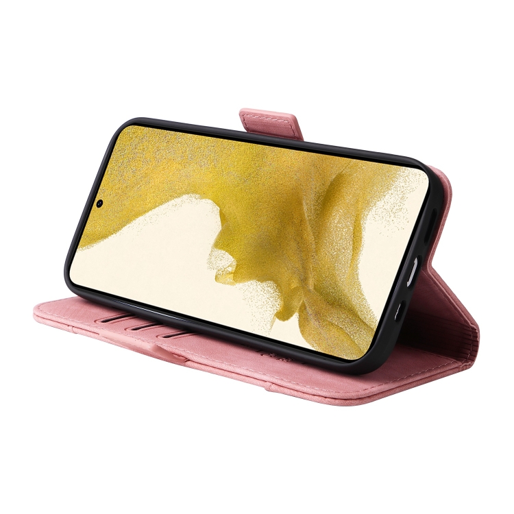 For Samsung Galaxy S22+ 5G BETOPNICE Dual-side Buckle Leather Phone Case(Pink) For Samsung Galaxy S22+ 5G BETOPNICE Dual-side Buckle Leather Phone Case(Pink)