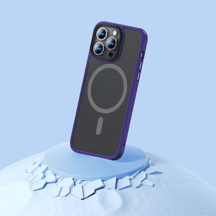 For iPhone 14 Plus Benks Frosted Skin Feeling Magnetic Shockproof Phone Case(Purple) For iPhone 14 Plus Benks Frosted Skin Feeling Magnetic Shockproof Phone Case(Purple)
