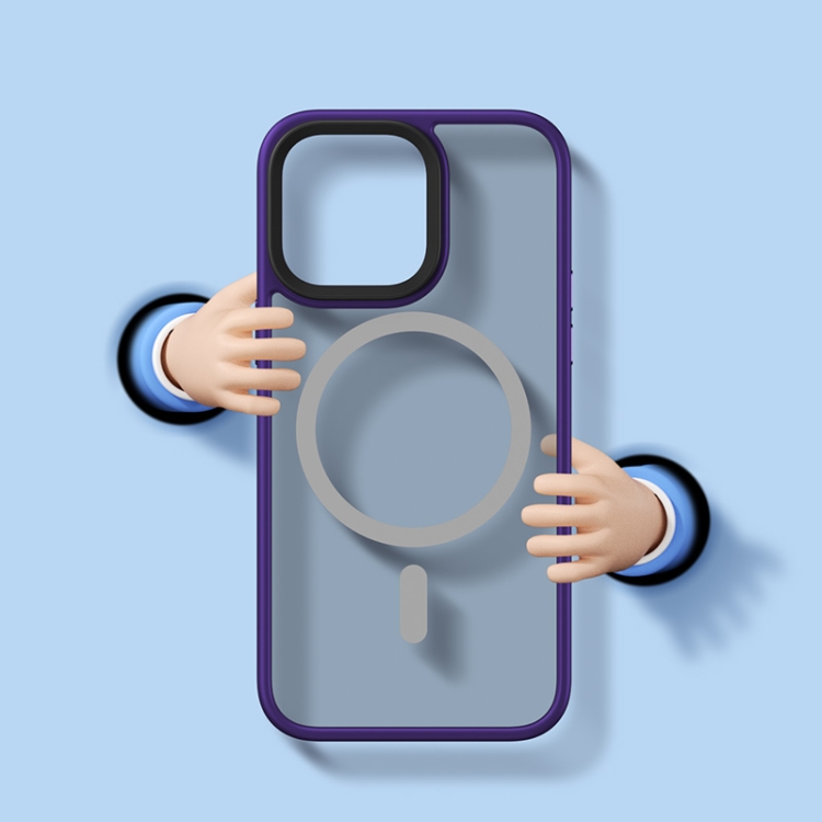 For iPhone 14 Plus Benks Frosted Skin Feeling Magnetic Shockproof Phone Case(Purple) For iPhone 14 Plus Benks Frosted Skin Feeling Magnetic Shockproof Phone Case(Purple)