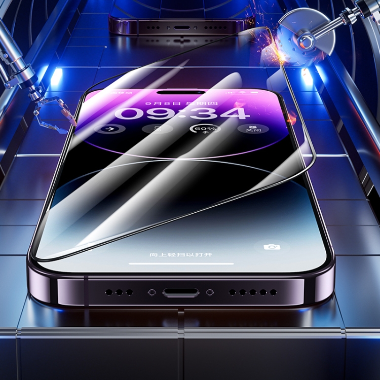 For iPhone 14 Pro Max Benks V Pro+ Series Full Coverage Dust-proof Net HD Tempered Glass Film For iPhone 14 Pro Max Benks V Pro+ Series Full Coverage Dust-proof Net HD Tempered Glass Film