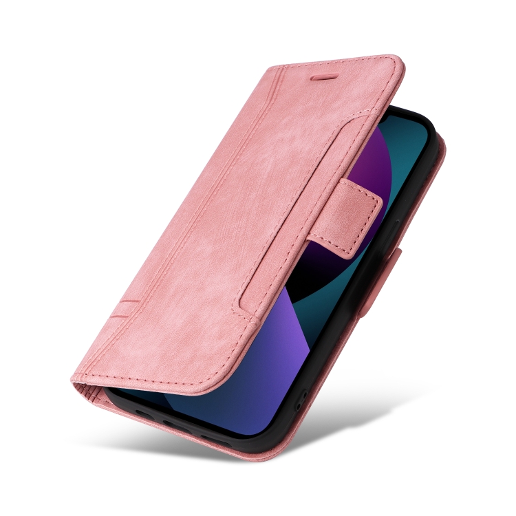 For iPhone 13 mini BETOPNICE Dual-side Buckle Leather Phone Case(Pink) For iPhone 13 mini BETOPNICE Dual-side Buckle Leather Phone Case(Pink)