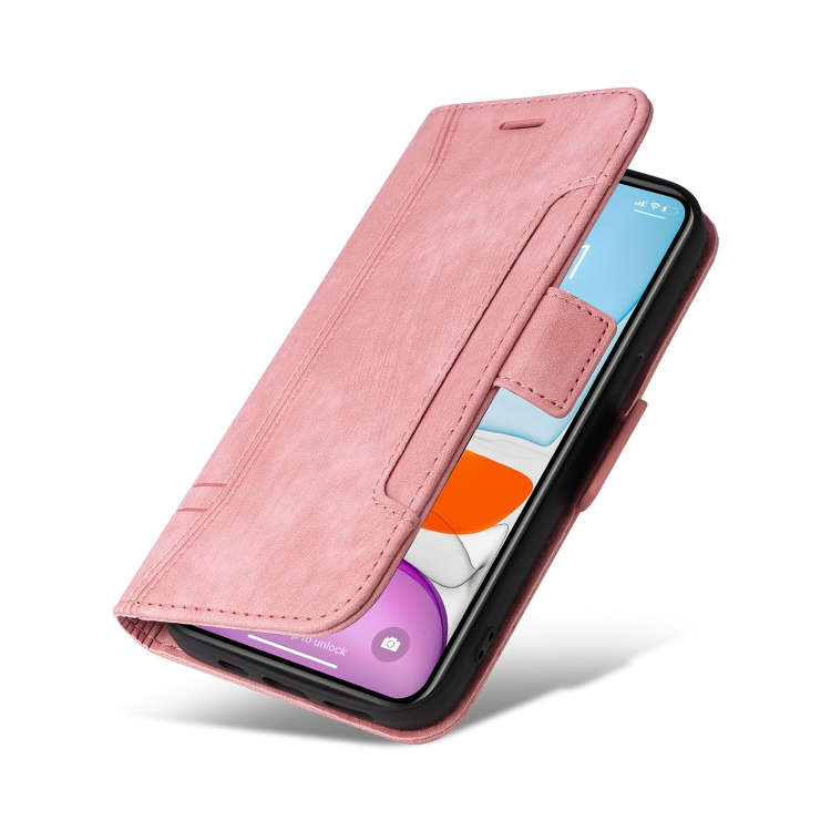 For iPhone 11 Pro BETOPNICE Dual-side Buckle Leather Phone Case(Pink) For iPhone 11 Pro BETOPNICE Dual-side Buckle Leather Phone Case(Pink)