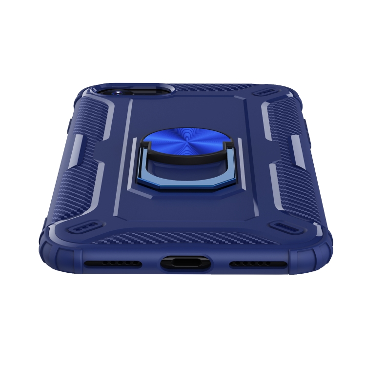 For iPhone SE 2022 / SE 2020 / 8 / 7 Shockproof Armor TPU Case with Ring Holder(Blue) For iPhone SE 2022 / SE 2020 / 8 / 7 Shockproof Armor TPU Case with Ring Holder(Blue)