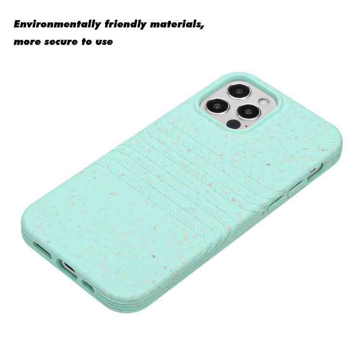 For iPhone 11 Pro Max Wheat Straw Material Degradable TPU Phone Case(Light Green) For iPhone 11 Pro Max Wheat Straw Material Degradable TPU Phone Case(Light Green)