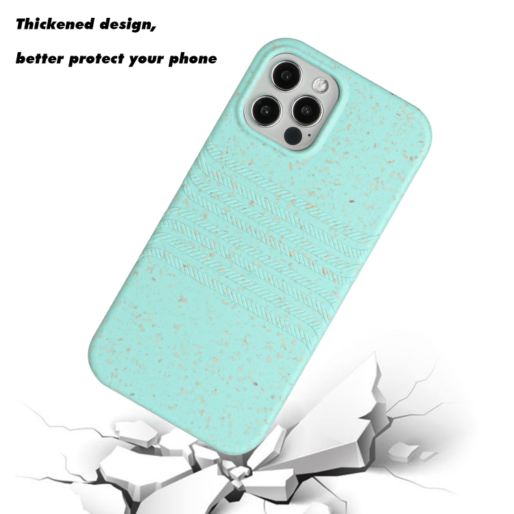 For iPhone 11 Pro Max Wheat Straw Material Degradable TPU Phone Case(Light Green) For iPhone 11 Pro Max Wheat Straw Material Degradable TPU Phone Case(Light Green)