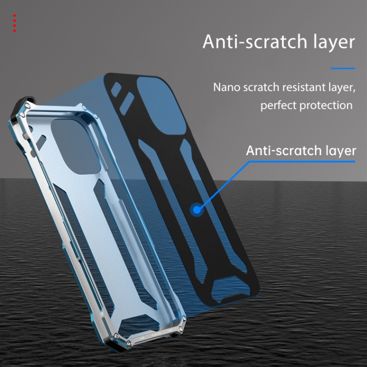 For iPhone 14 R-JUST RJ17 Shockproof Armor Metal Phone Case(Black) For iPhone 14 R-JUST RJ17 Shockproof Armor Metal Phone Case(Black)